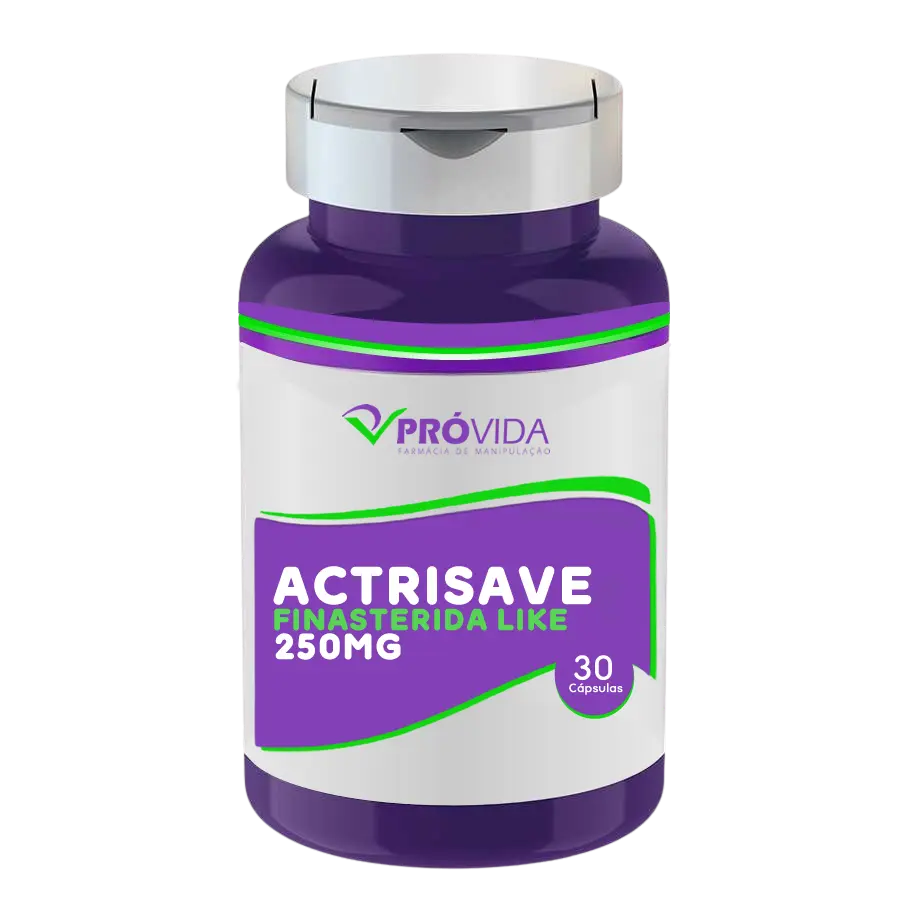 ACTRISAVE 250 MG ( FINASTERIDA LIKE ) - 30 CÁPSULAS