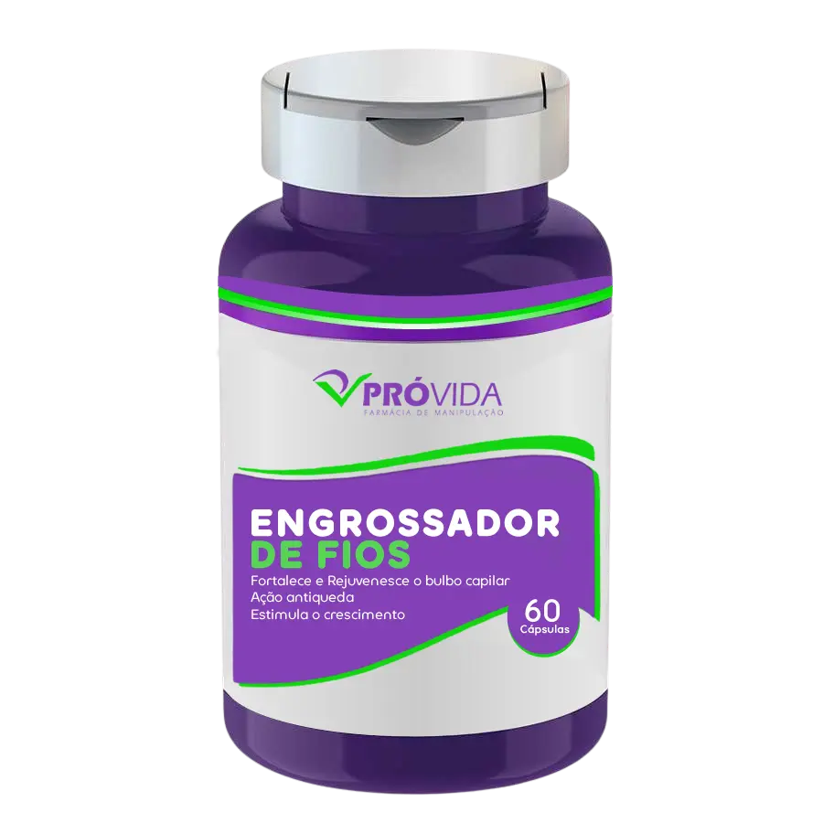 ENGROSSADOR DE FIOS - 60 CÁPSULAS